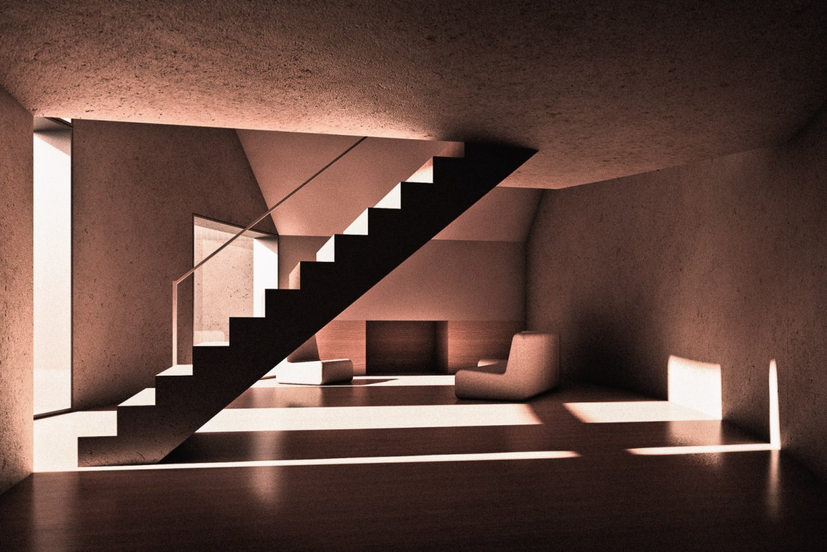 Архитектура лестницы бетон