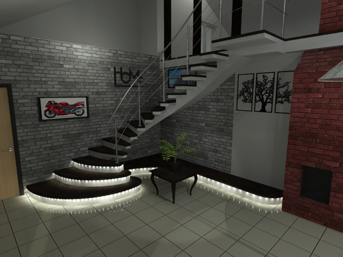 Дизайнерские бетонные лестницы