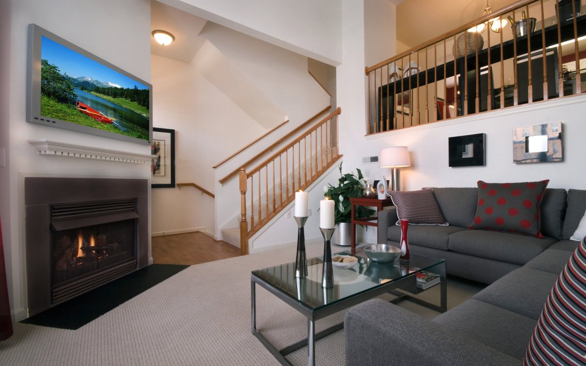 Камин в интерьере