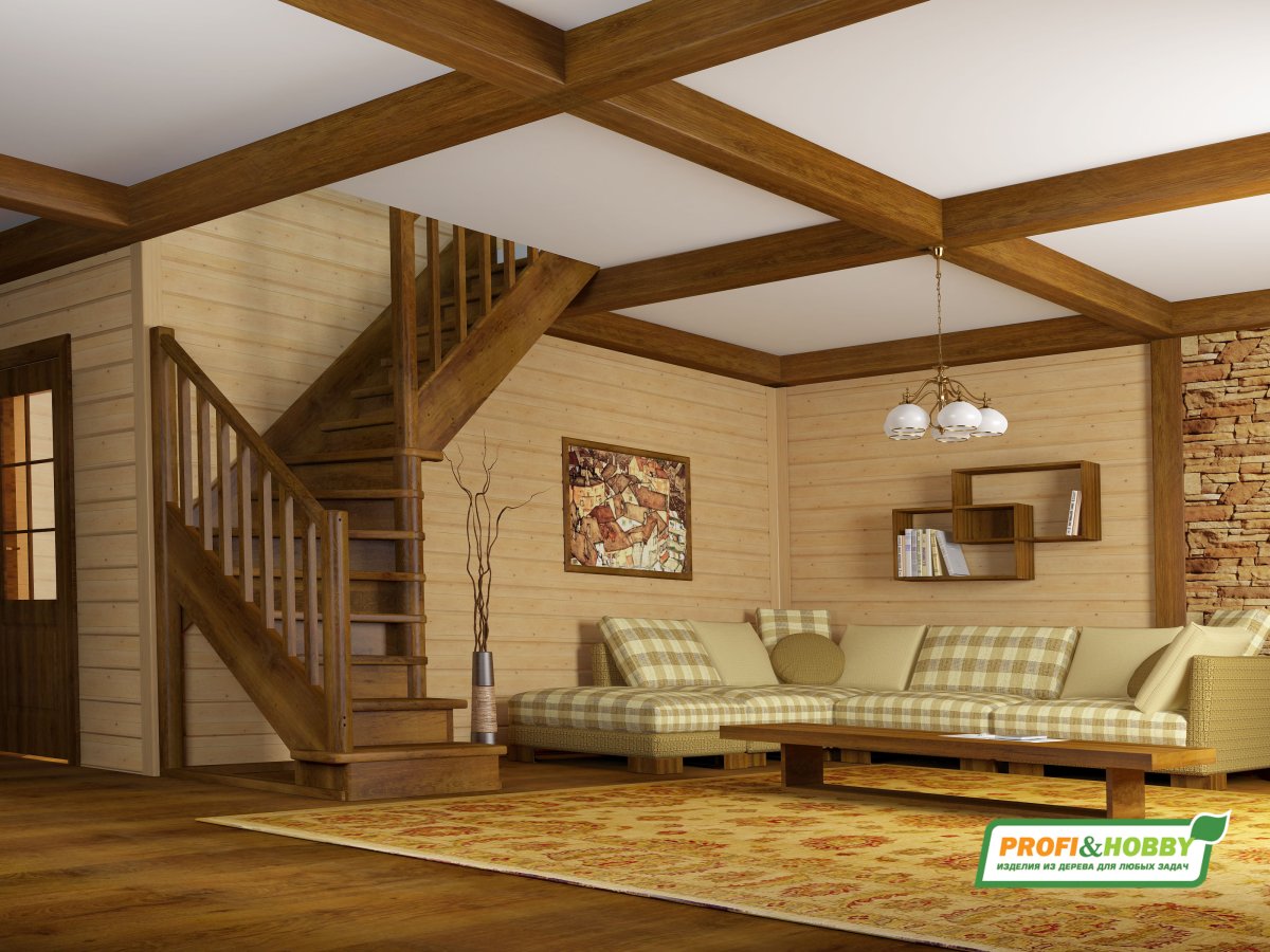 Освещение в деревянном доме