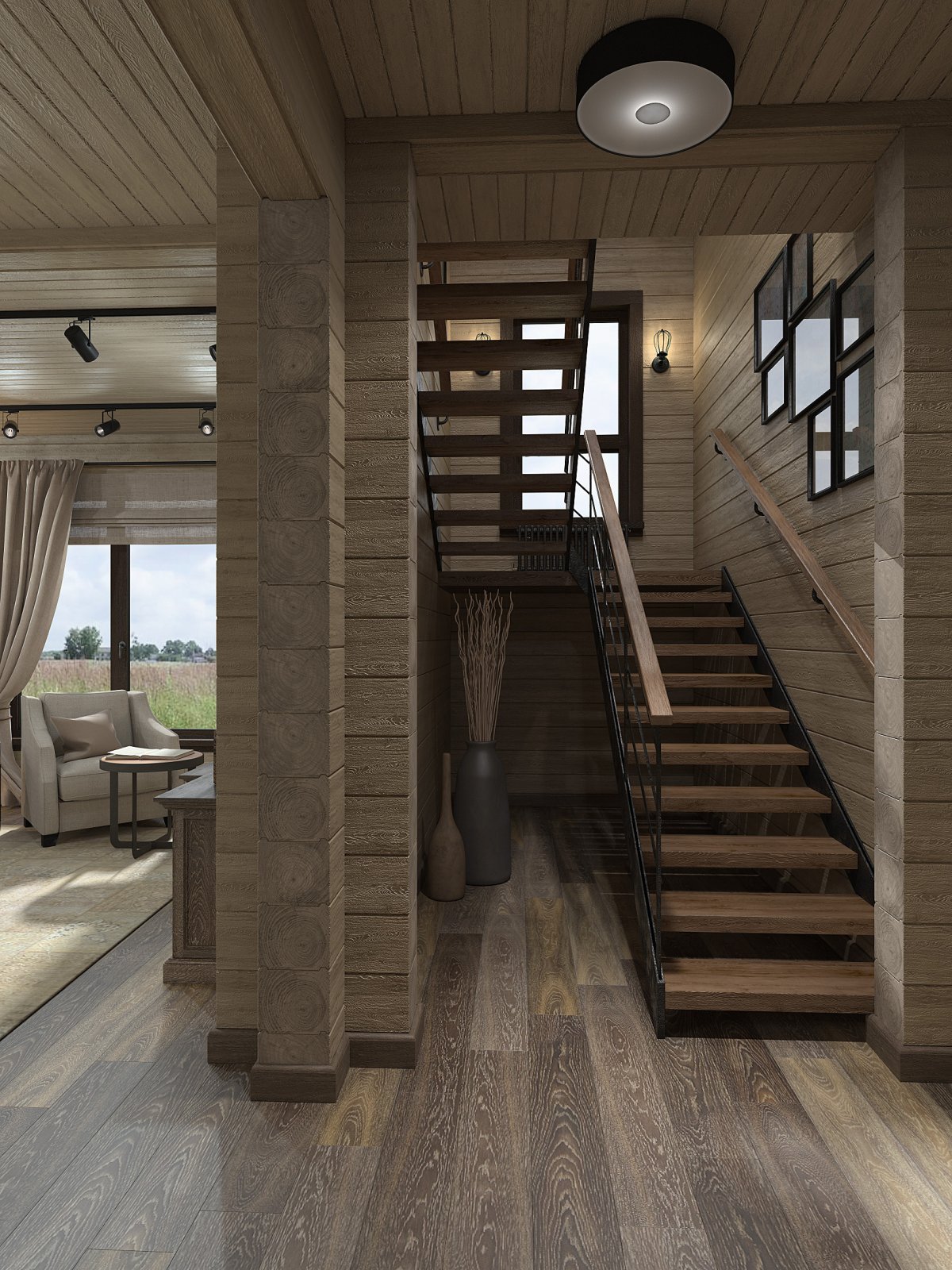 Каркасный дом внутренняя отделка