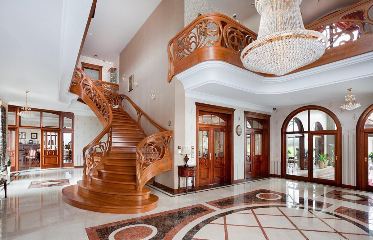 Лестница Прованс в интерьере