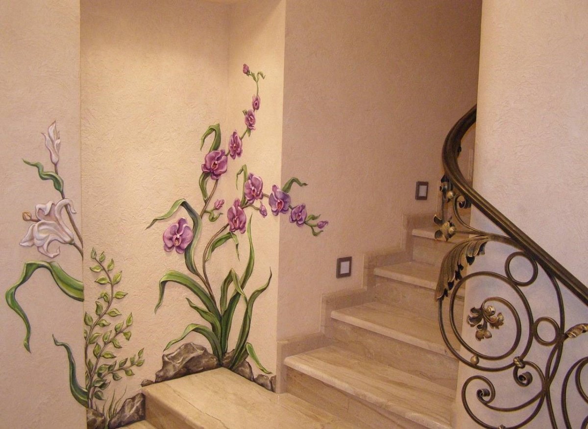 Лепка на стенах в домах