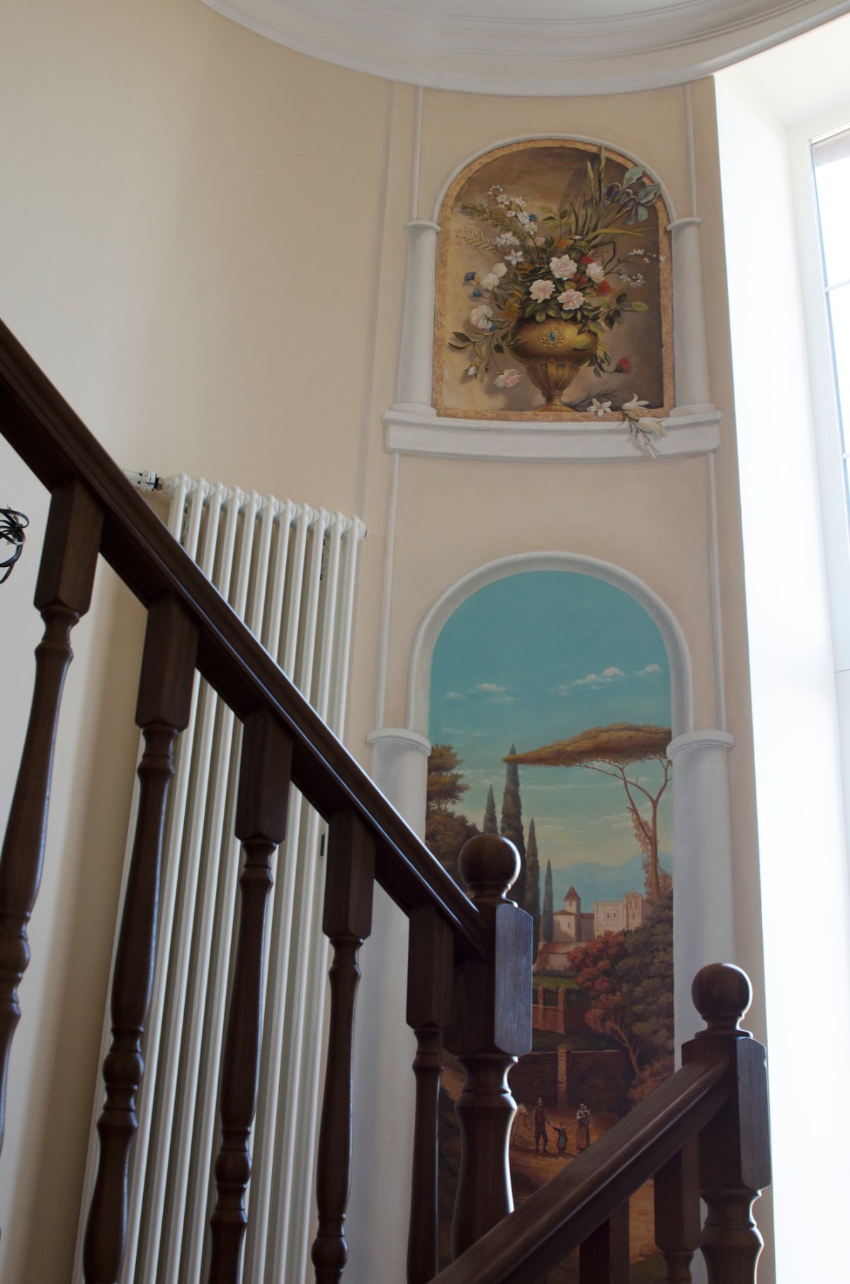 Роспись лестничных пролетов