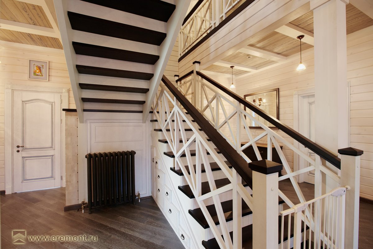Лестница в стиле Прованс