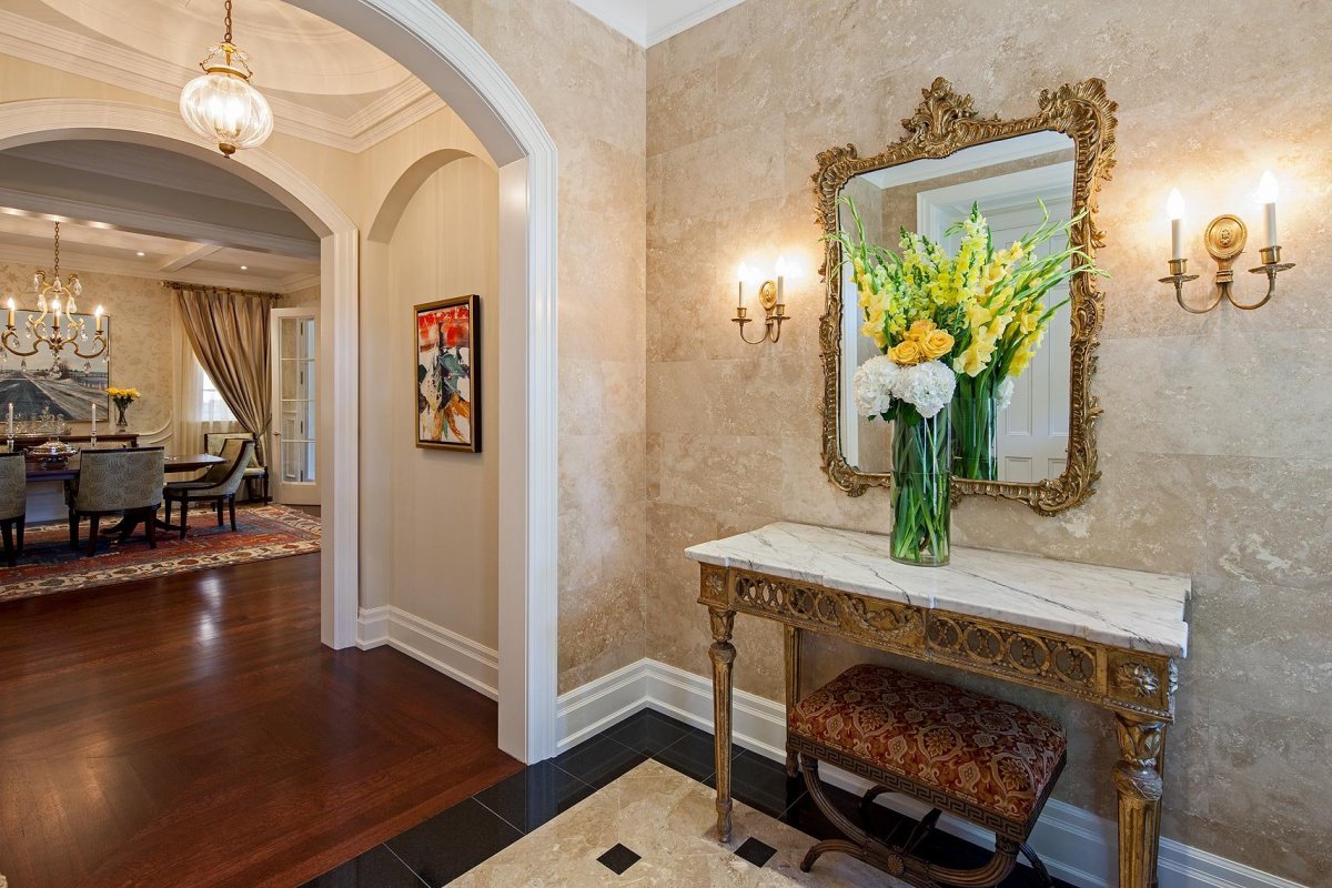 Венецианская штукатурка коридор мрамор