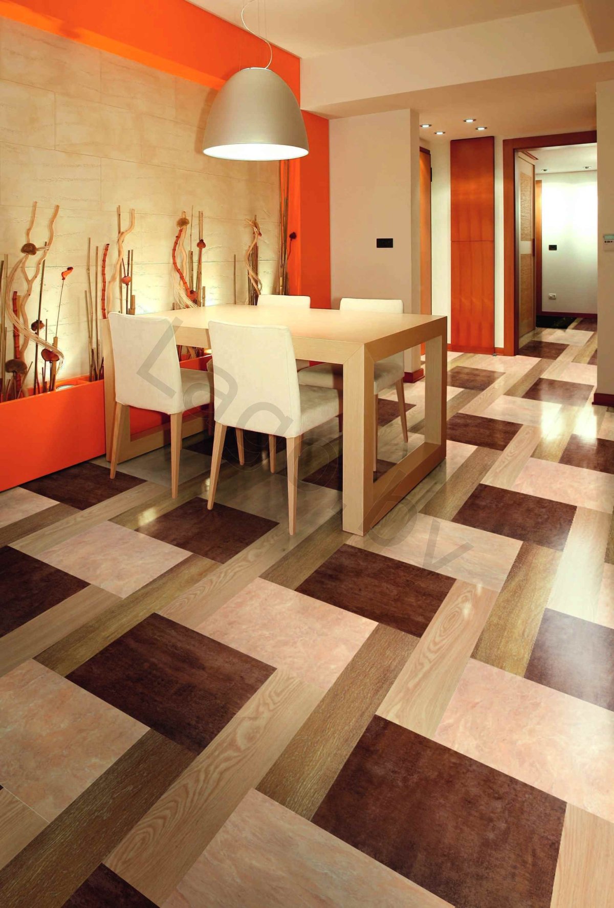 ПВХ плитка Decoria mild Tile DW 3153 дуб Велье