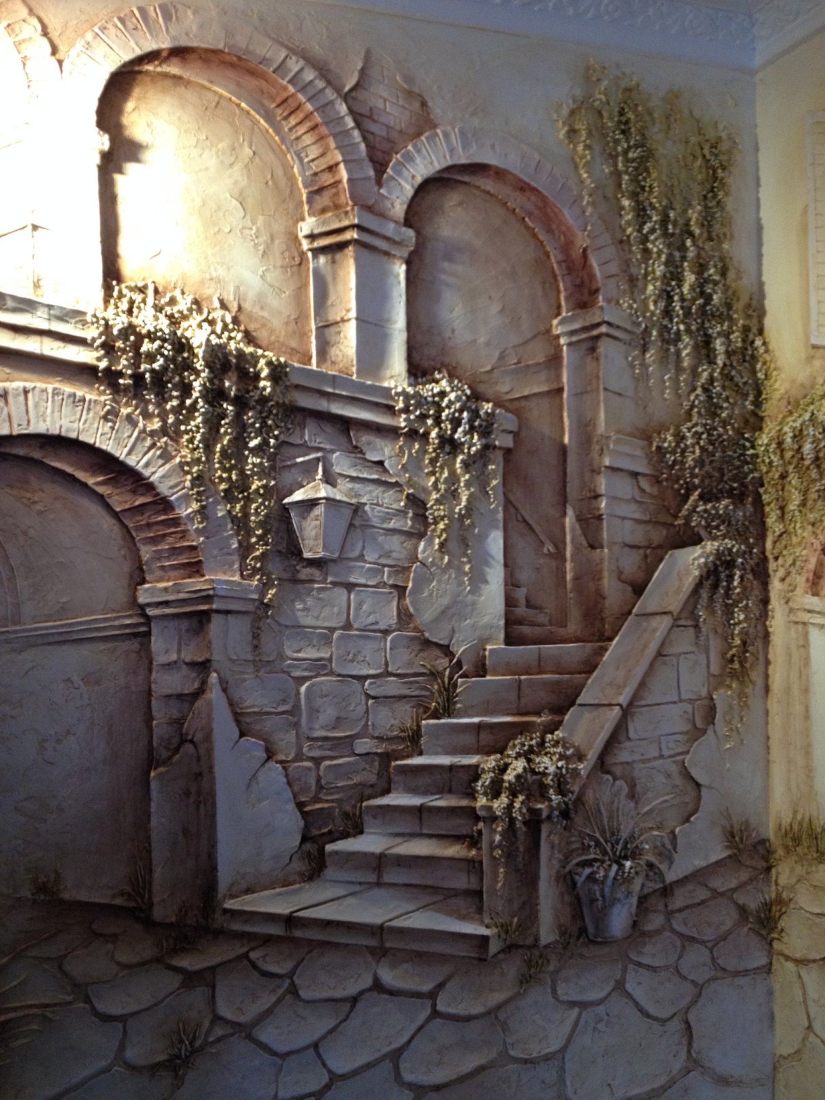 Барельеф из гипсовой штукатурки