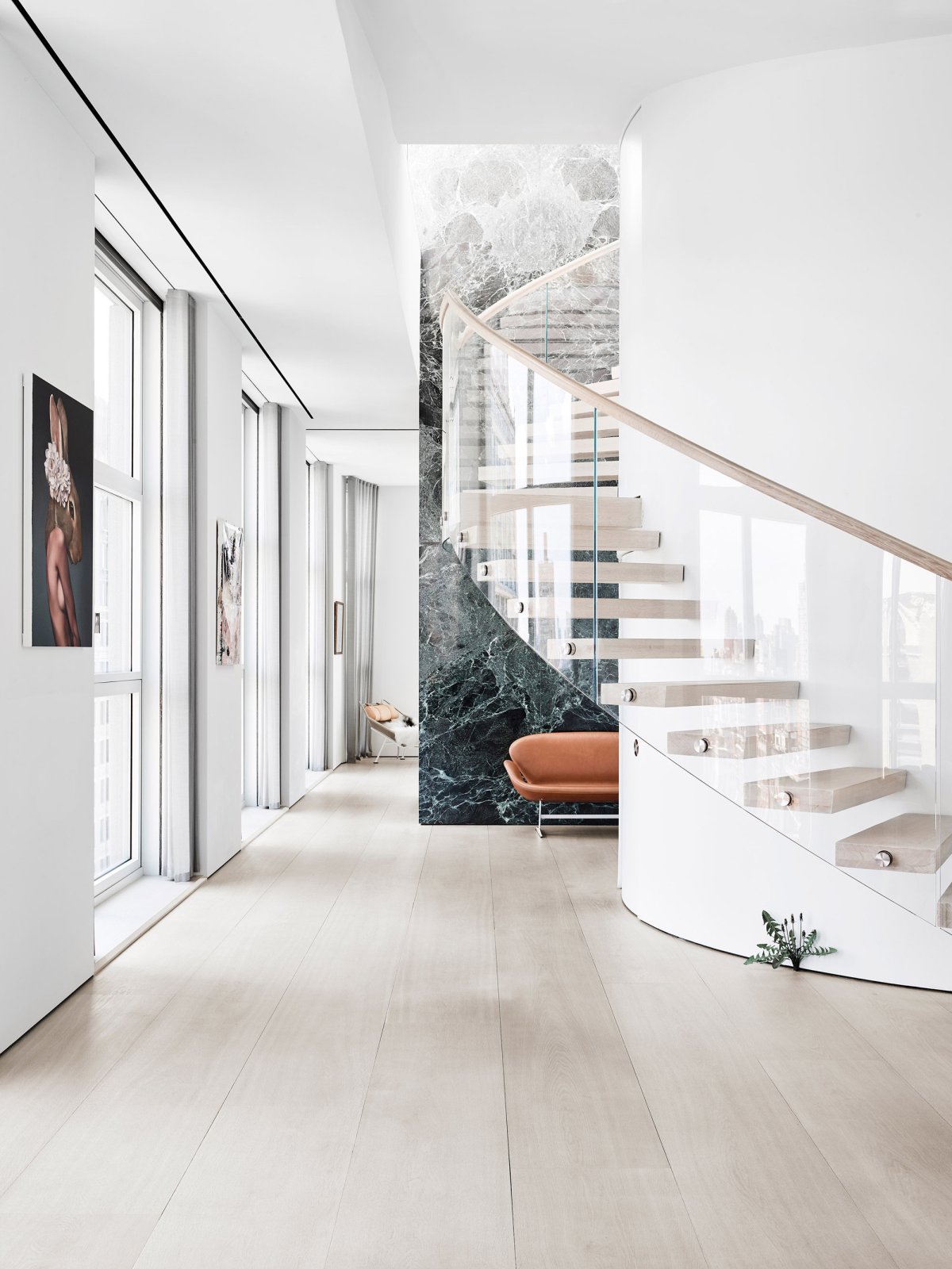 Лестница в пентхаусе