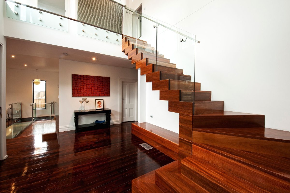 Лестница двухмаршевая лофт