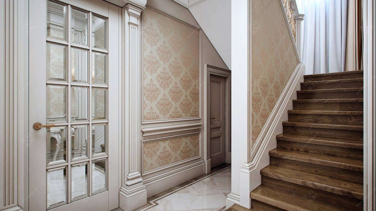 Холл в классическом стиле