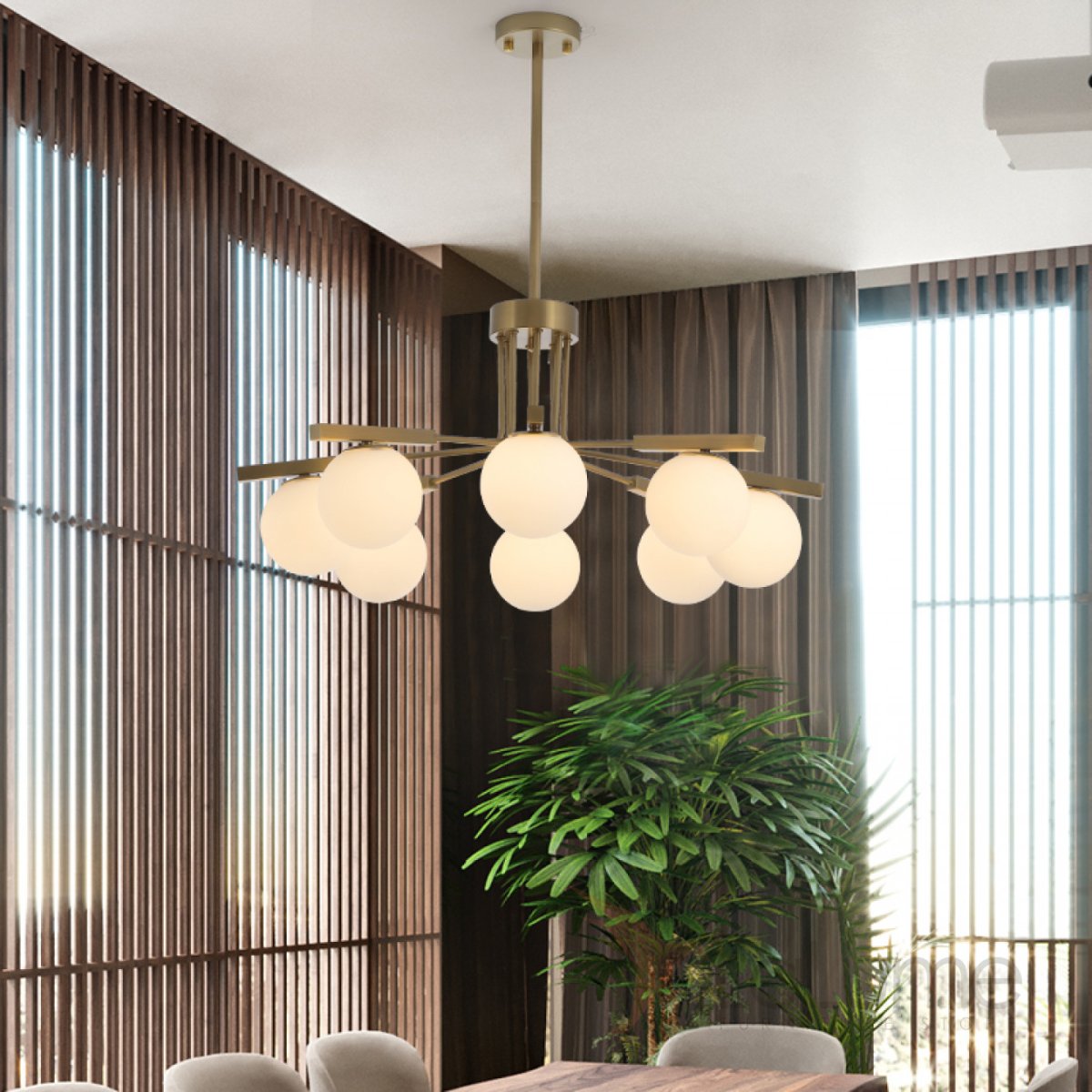 Люстра свисающая