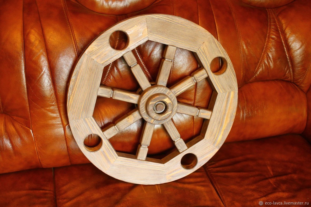 Барус НМ люстра колесо ковка двухъярусная