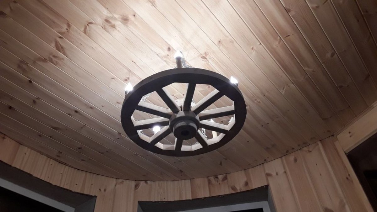 Люстра колесо