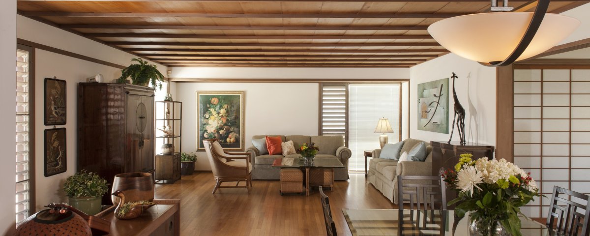 Мужская спальня в японском стиле