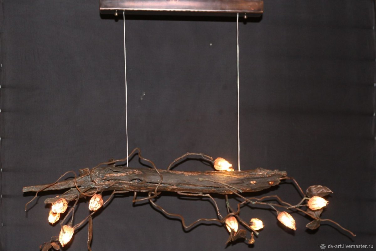 Торшер из коряги