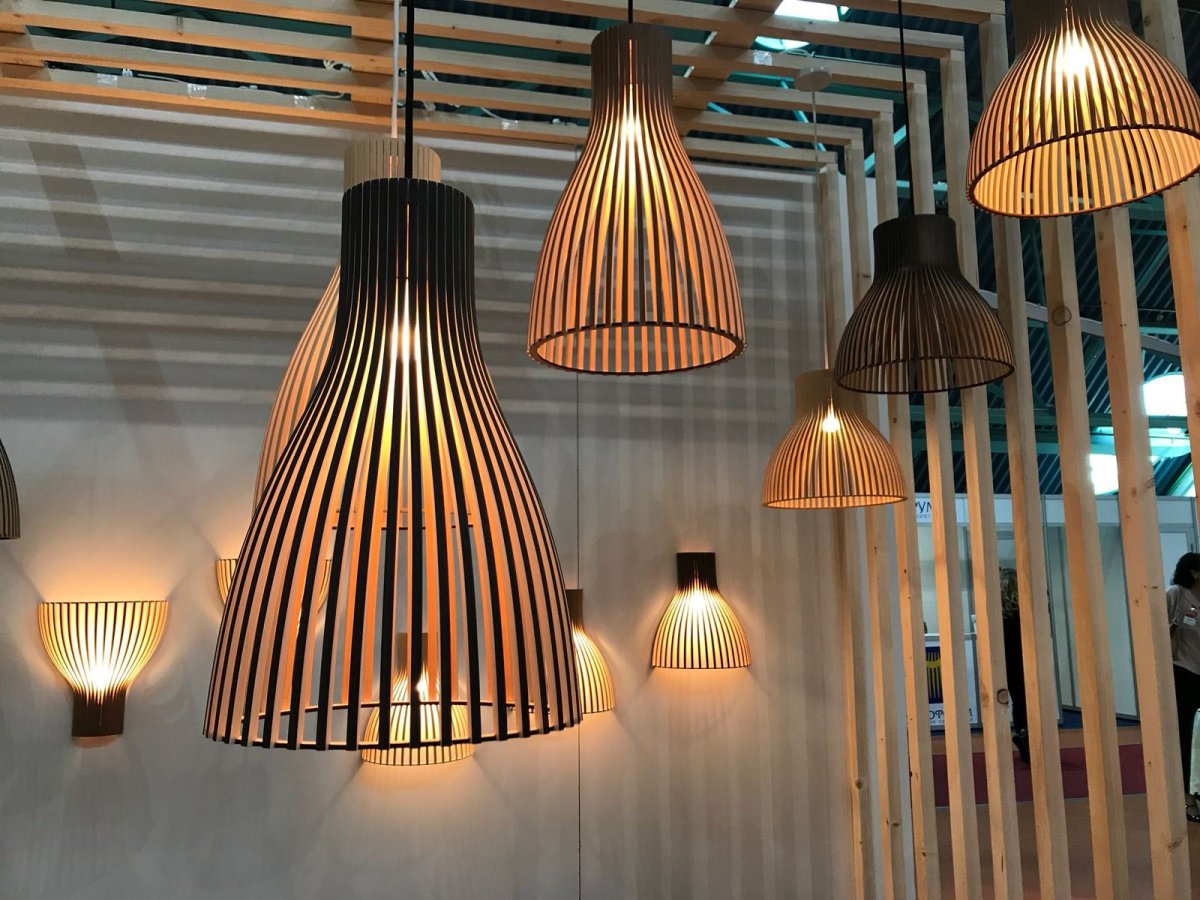 Светильник из фанеры лофт