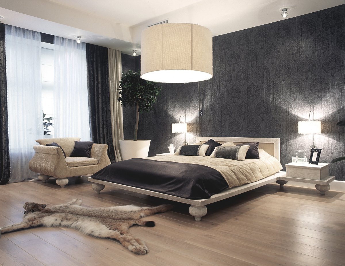 Современные люстры в спальню