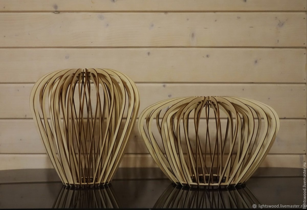 Торшер из фанеры