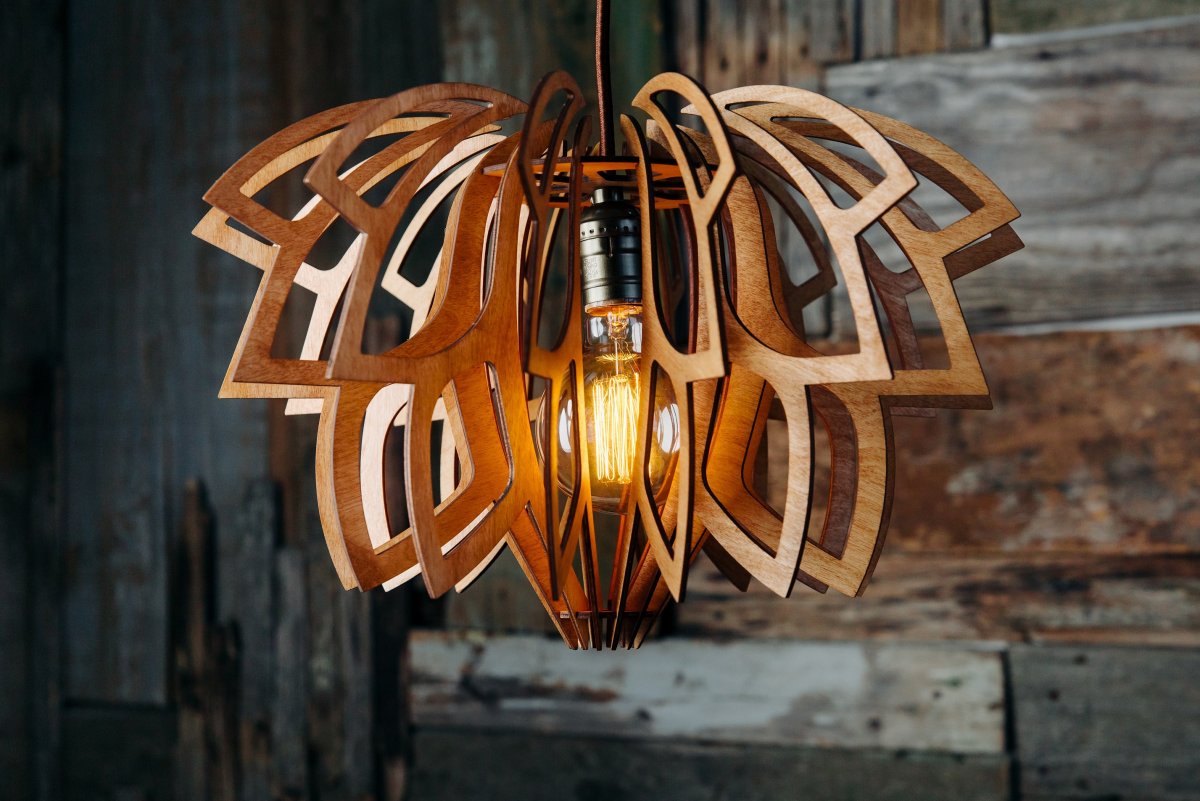 Светильник Wood Chandelier