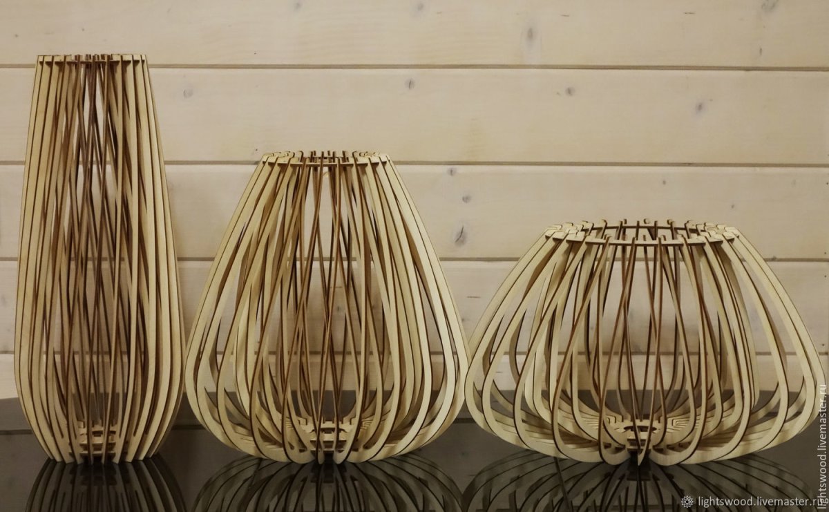 Абажур из фанеры