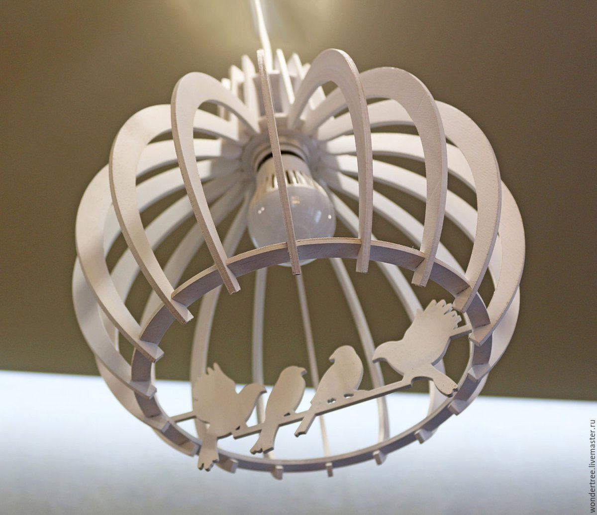 Светильник из фанеры