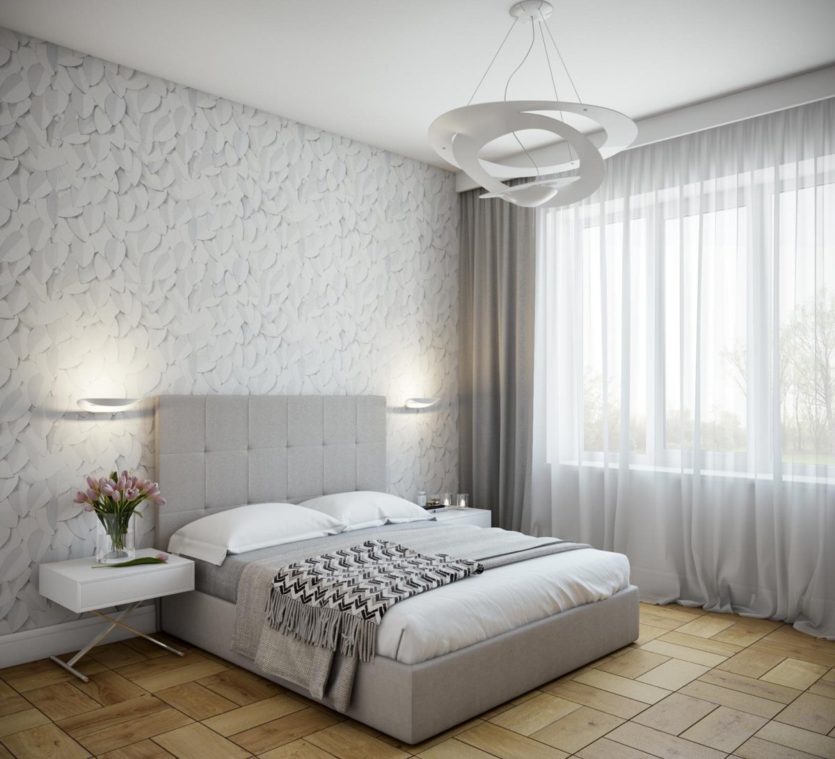 Люстра в спальню Минимализм