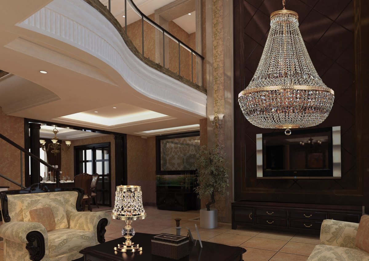 Люстра в Холл в коттедж