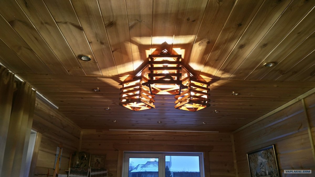 Светильник из банки