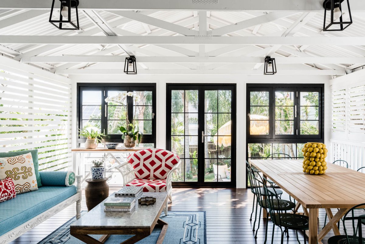 Светильники на террасу в интерьере