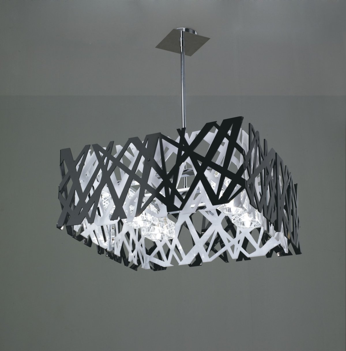 Люстра лофт дерево металл