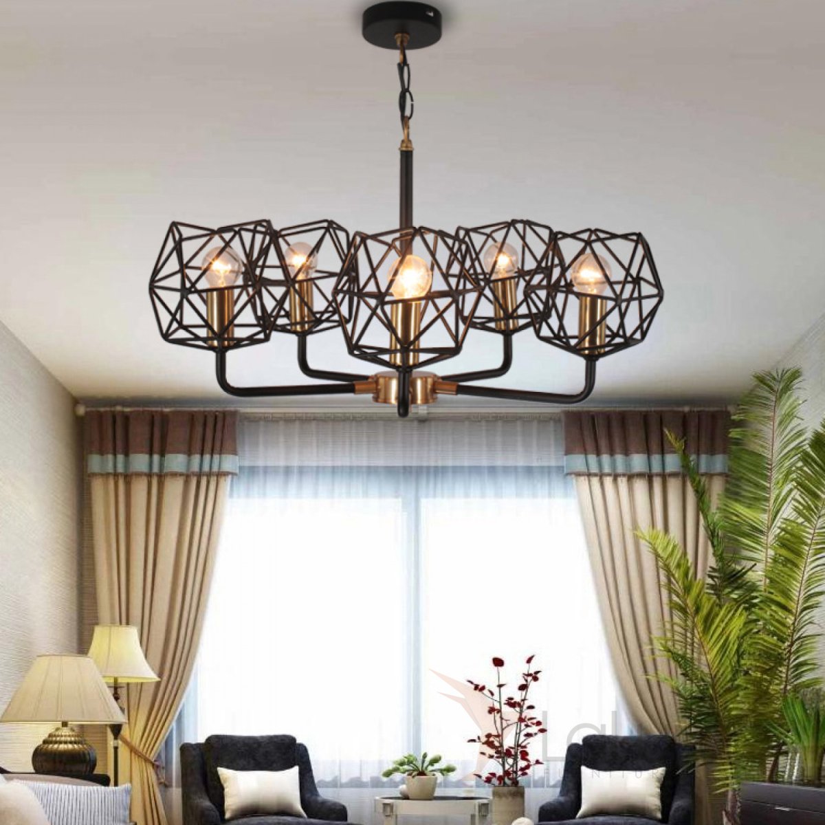 Светильник лофт Тенсегрити