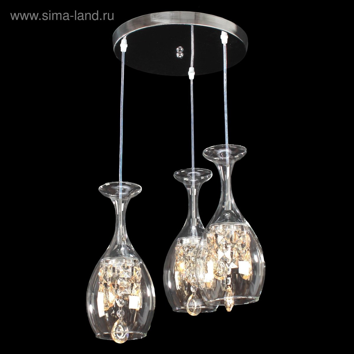 Люстра с бокалами