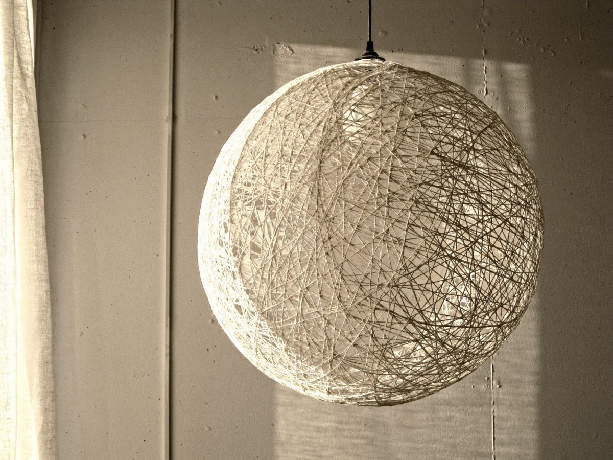 Плафон из ниток