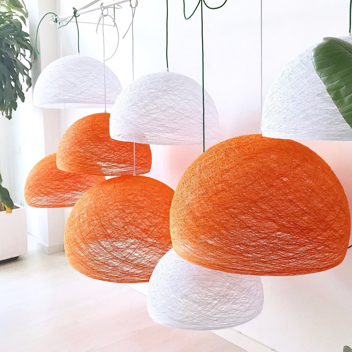 Плафон из ниток