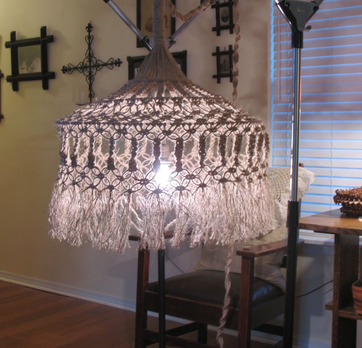 Абажур из проволоки