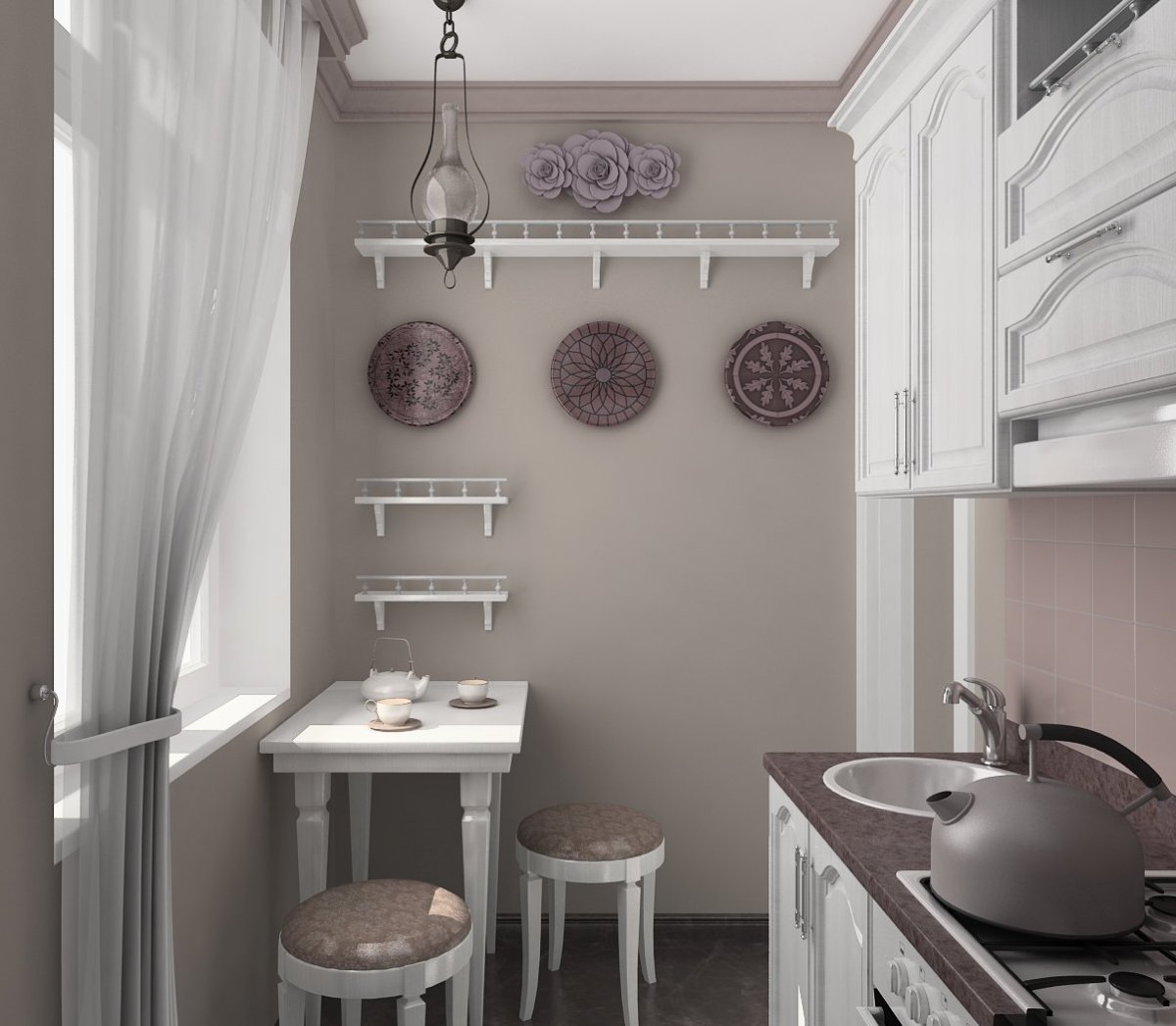 Люстра на кухне в хрущевке