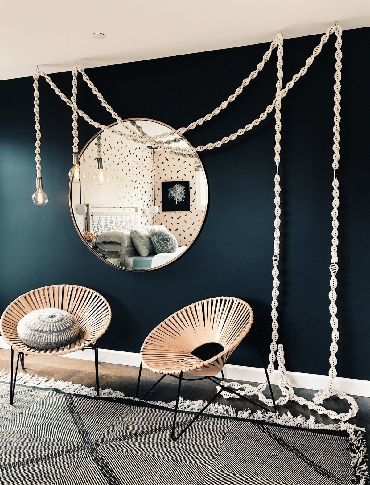 Канат в интерьере