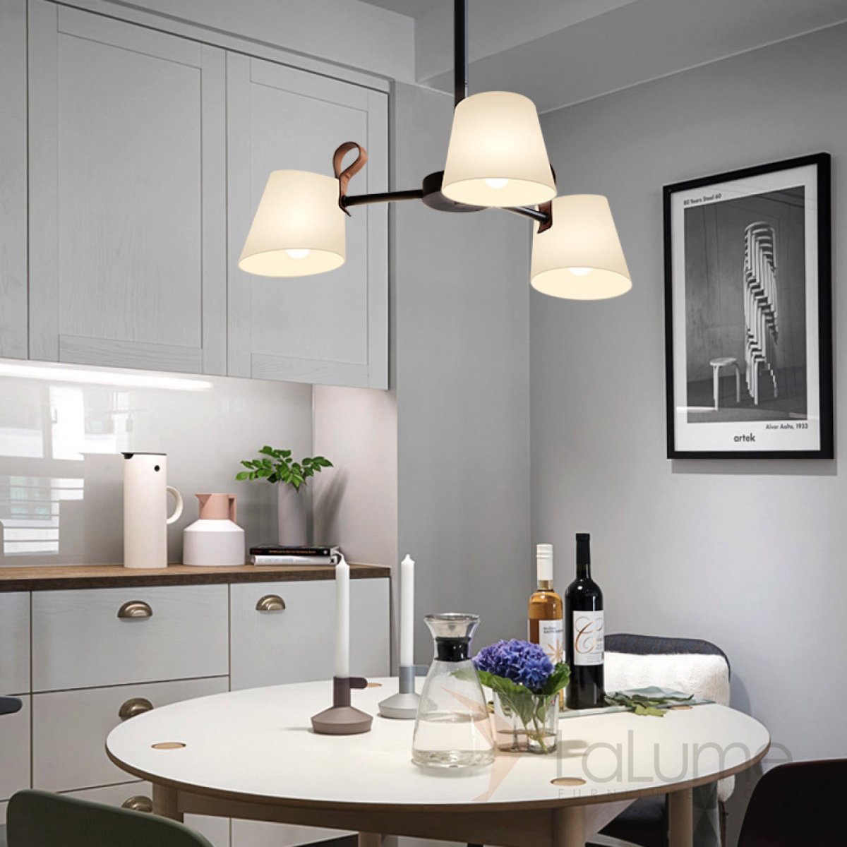 Люстра на кухню в скандинавском стиле