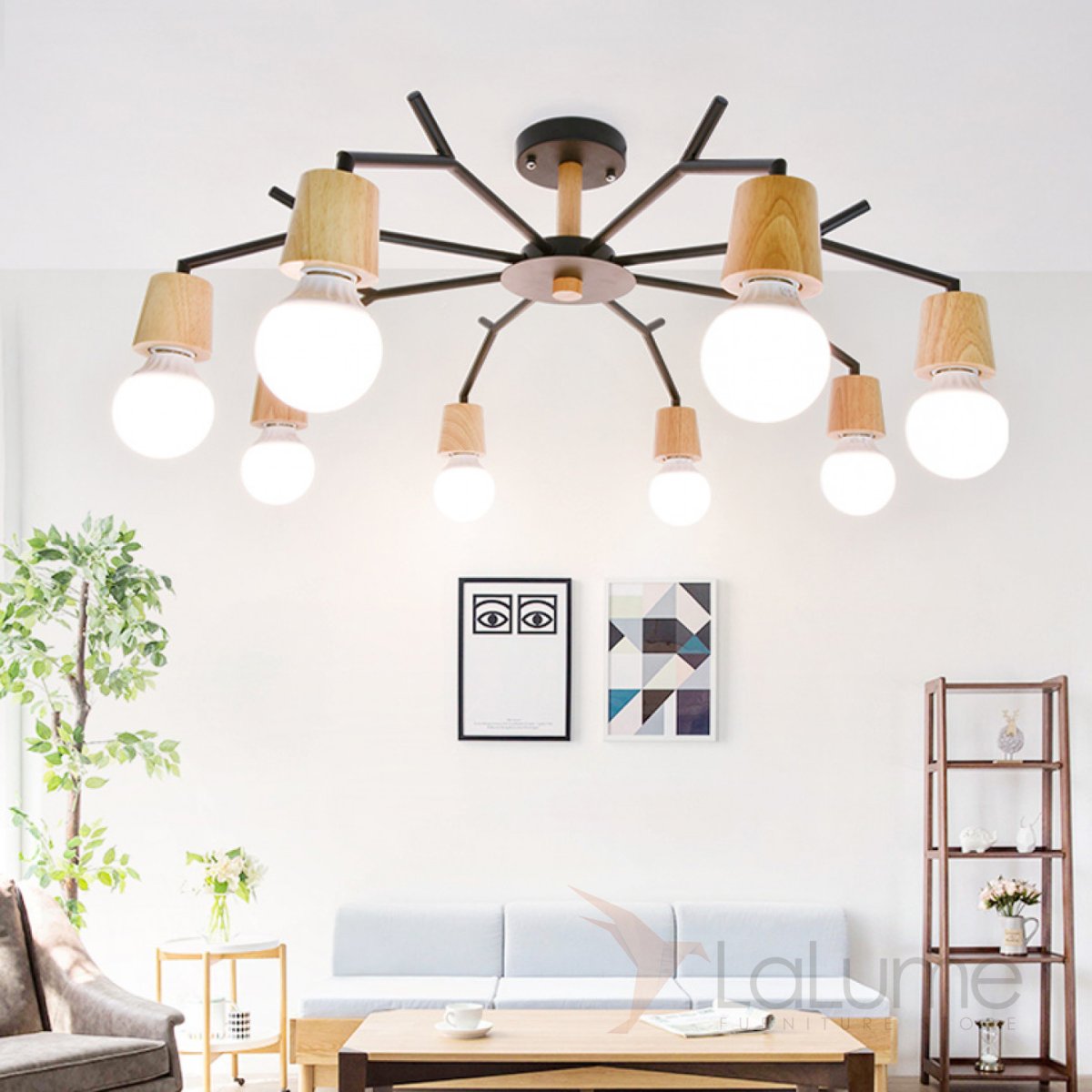 Люстра потолочная в скандинавском стиле Niska 30340-30342