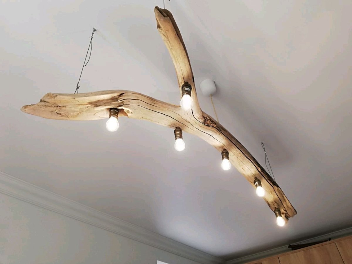 Светильник из коряги