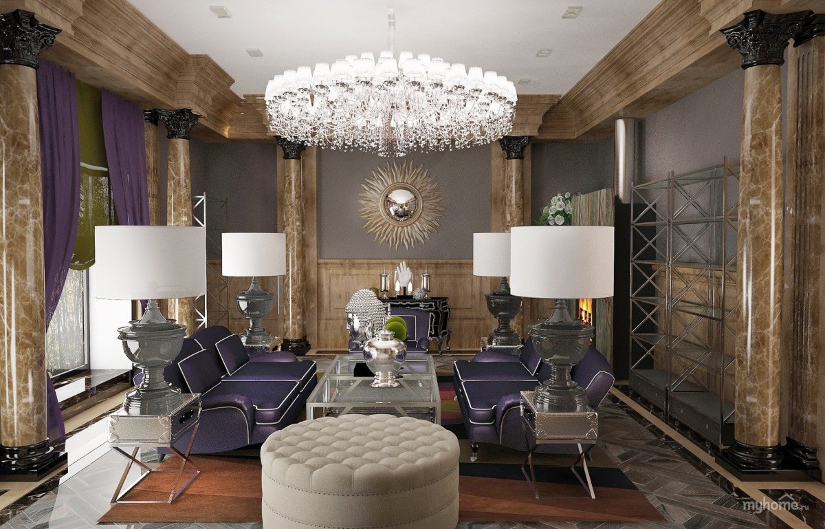 Люстры Неоклассика в интерьере