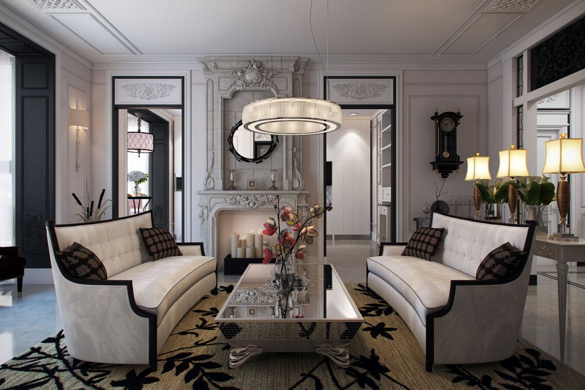 Стильный интерьер Неоклассика