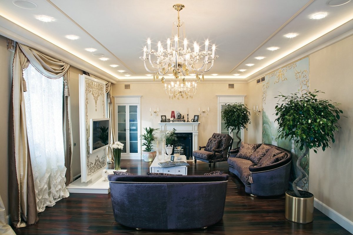 Потолок в неоклассическом стиле