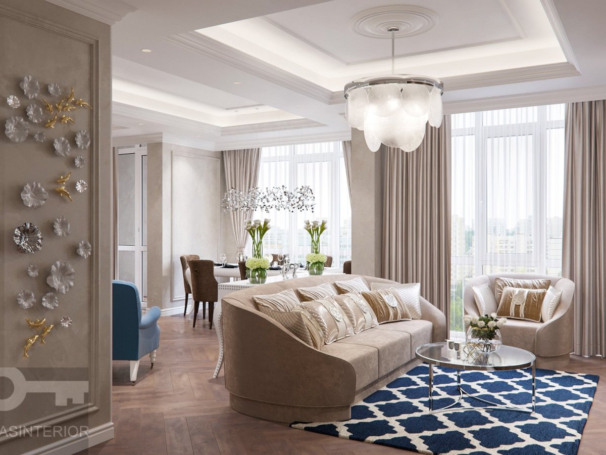 Люстры Неоклассика в интерьере