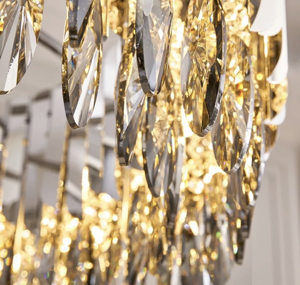 Горный хрусталь граненые Бусины