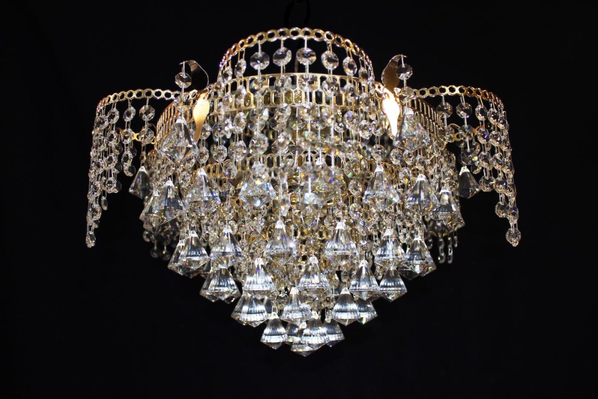 10081/6 Золото/прозрачный хрусталь Strotskis