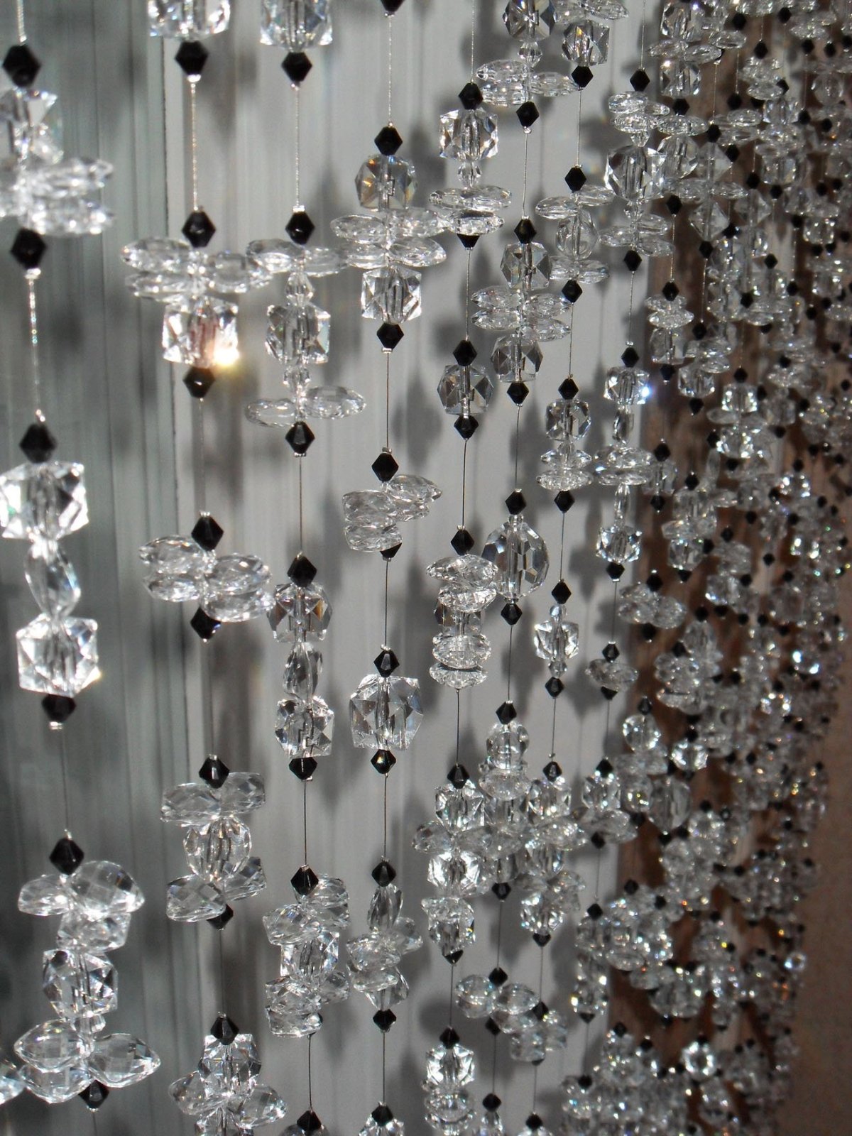 Люстра с хрусталиками