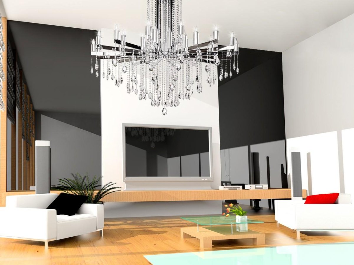 Люстры для гостиной в современном стиле
