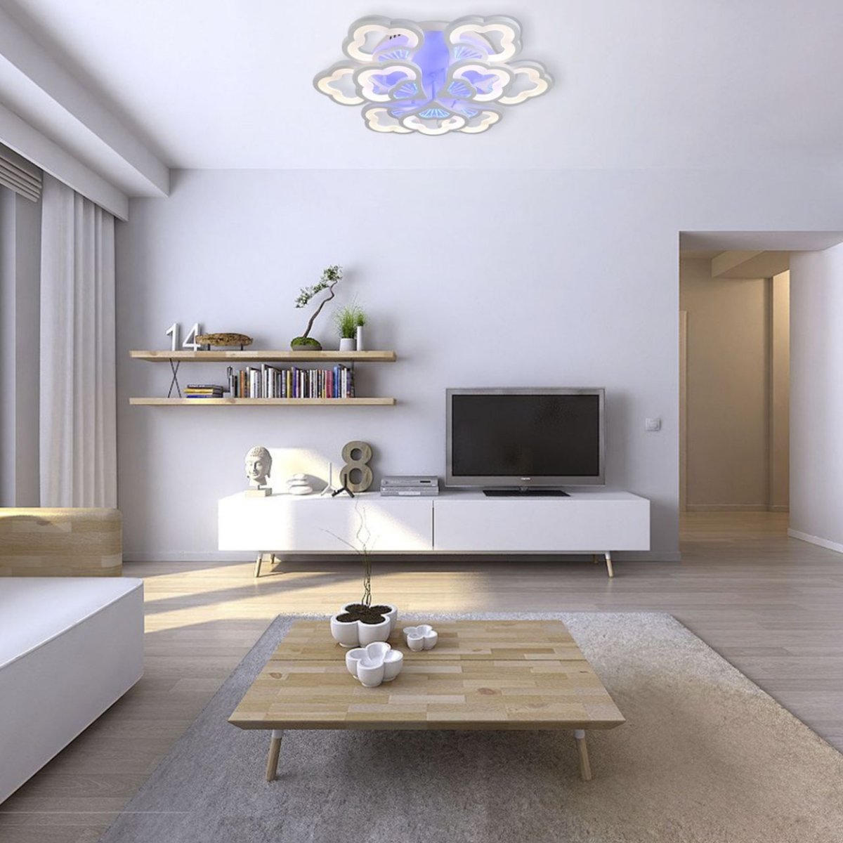 Люстра Eurosvet 90141/9 белый